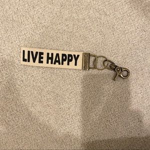 LIVE HAPPY key chain